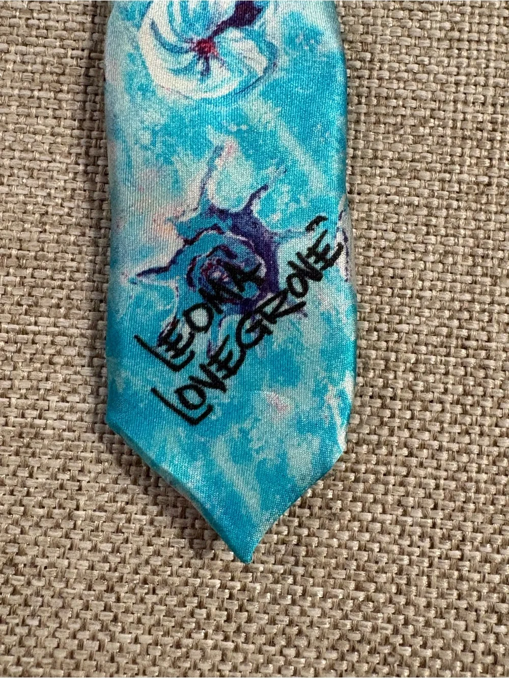 Leoma Lovegrove Seashell Print Necktie Matlacha Florida Artist Tie